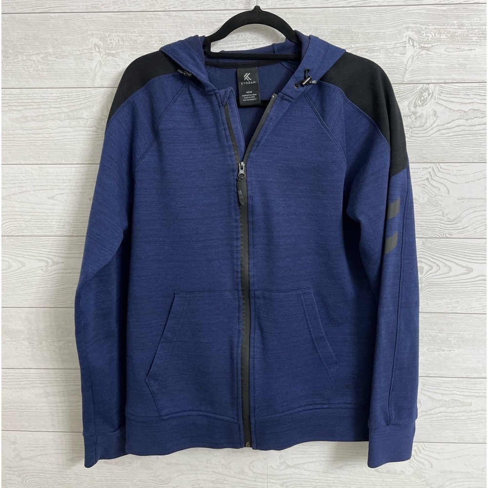 Kyodan Men’s Blue Zip Up Hood Sweatshirt. Size M